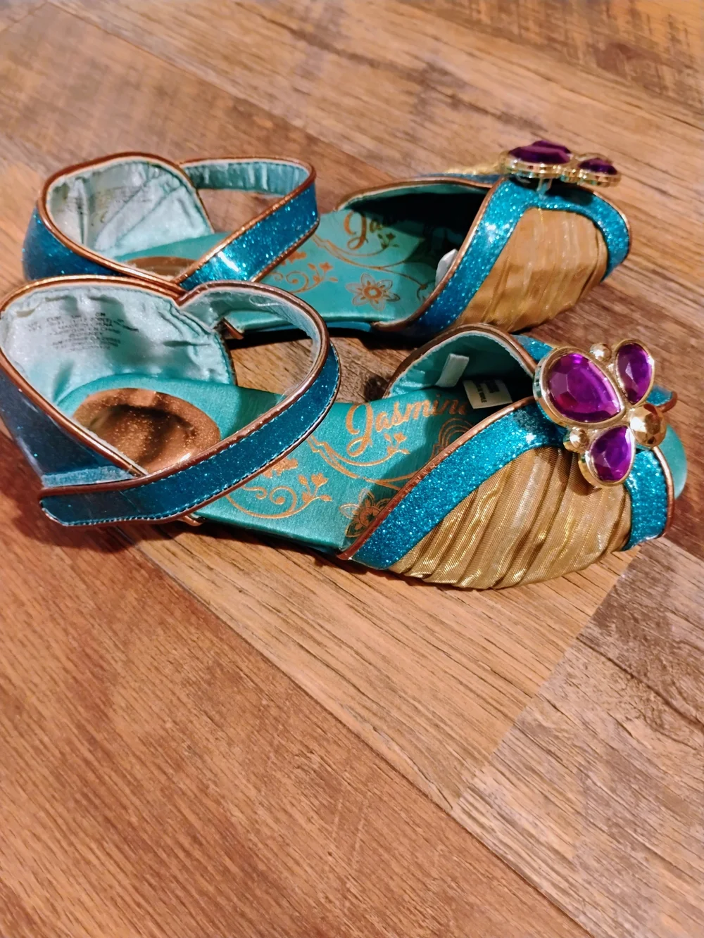 The Disney Store Jasmine Shoes Size 13